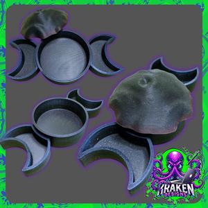 Triple Moon Tray