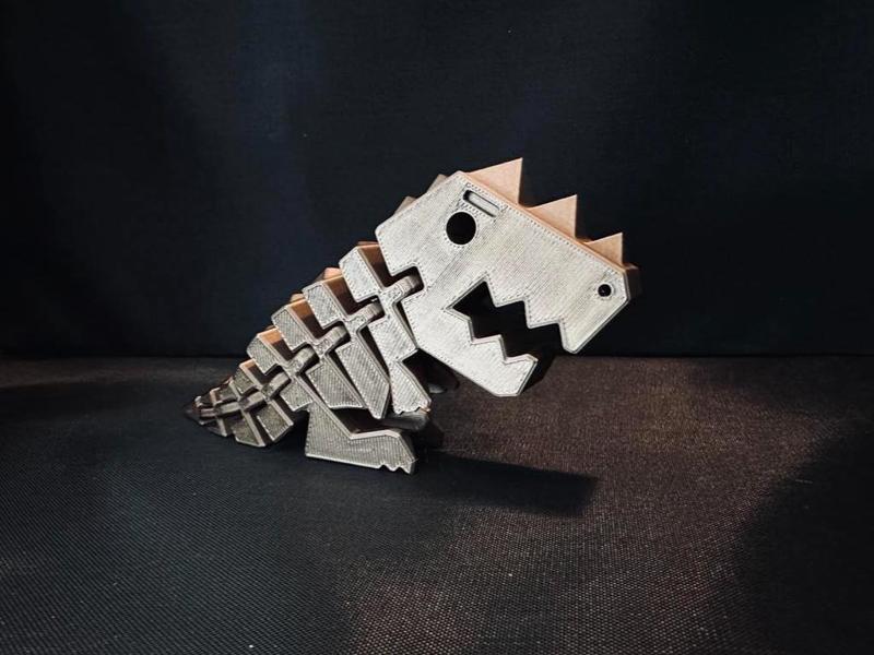 Spikey Rex - Flexible Print In Place T-Rex 