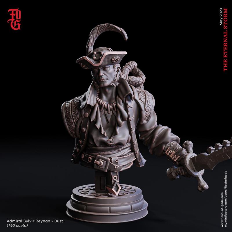 Admiral Silvyr Reynan - Bust