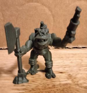 FHW Zorblin Orc Trooper with revolver and axe Pose 3