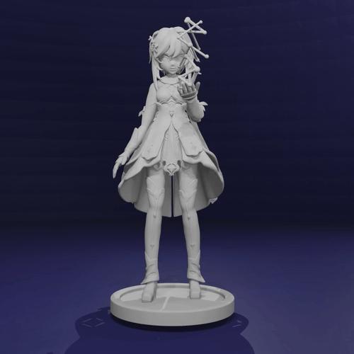 Lumine Genshin Impact Main Female Character- Star Pose