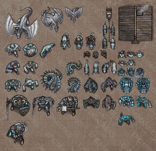 Arctic Nights Virtual Tabletop Token Set / VTT Tokens Collection