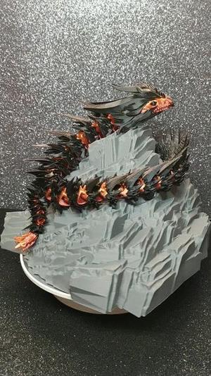Volcanic dragon (without supports)