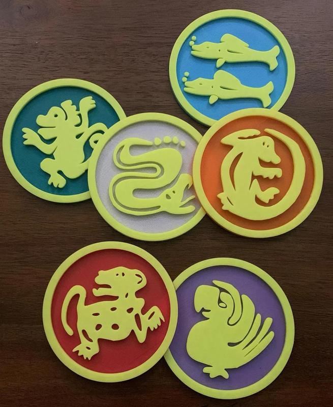 Legends of the Hidden Temple Team Coasters