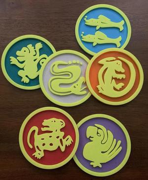 Legends of the Hidden Temple Team Coasters