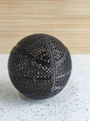 Airless basketball two sizes 240mm and 120mm