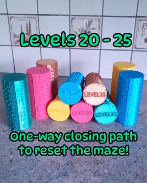 Set of TowerMaze's Level 21 to Level 25