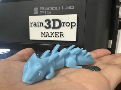Magnetic Happy Little Dragon Flexi