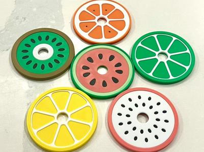 Fruit Coasters _ Orange