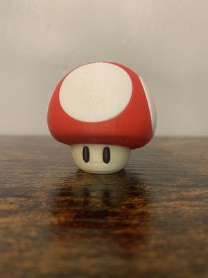 Super Mario Power Up Mushroom (pre-painted .3mf included)
