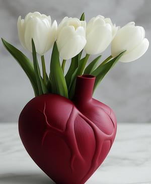 Heart Vase for Unique and Artistic Decor