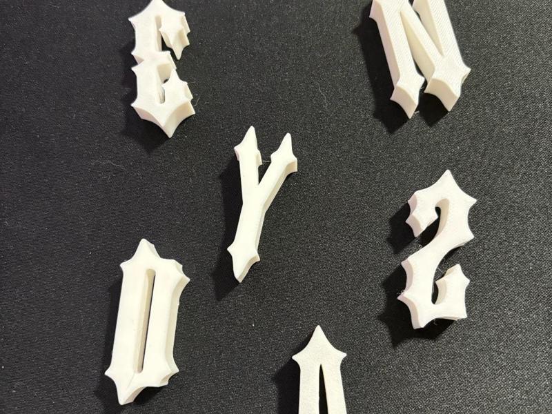 Trapstar Irongate Font Alphabet