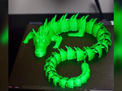 Articulated Scaly Dragon (NO SUPPORTS!!!)