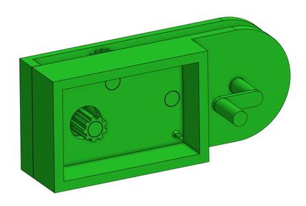 VHS-C Manual Rewinder Gearbox