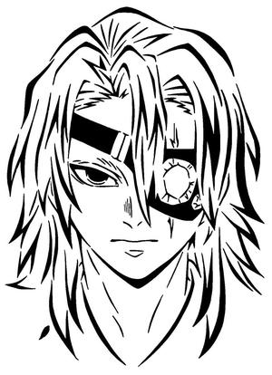 Tengen Uzui stencil 7