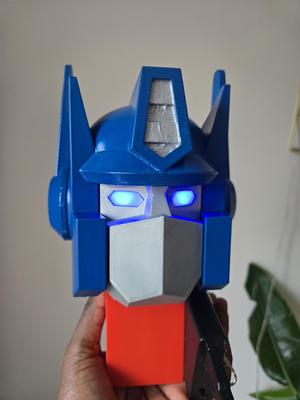Optimus Prime Bust with working LED Eyes
