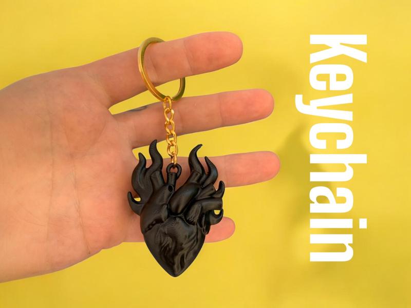 Burning Black Heart
