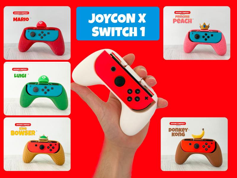 JoyCon controller Switch 1 Inspired by Super Mario