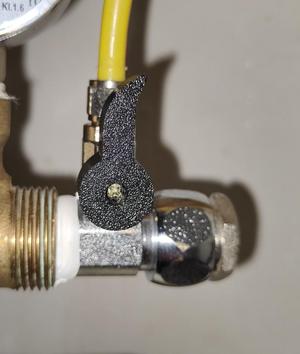 Water faucet handle