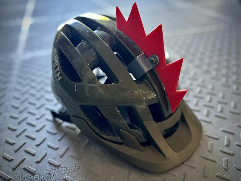 Bike Helmet Dragon Spikes (GoPro Mount)