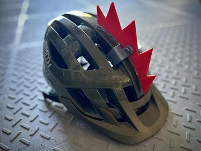 Bike Helmet Dragon Spikes (GoPro Mount)