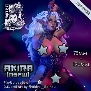 Akira - Dark Elf (NSFW) Pin-Up (75mm+120mm)