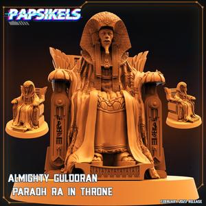 ALMIGHTY GULDORAN PARAOH RA IN THRONE