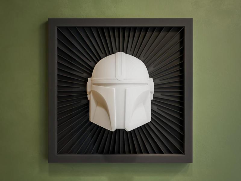 The Mandalorian - Star Wars Wall Art - no AMS 