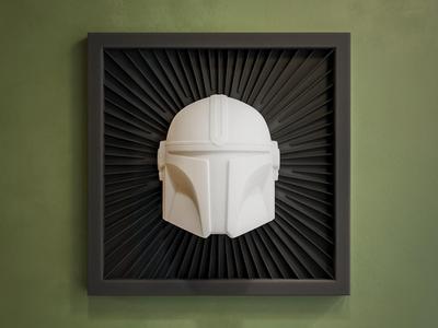 The Mandalorian - Star Wars Wall Art - no AMS 