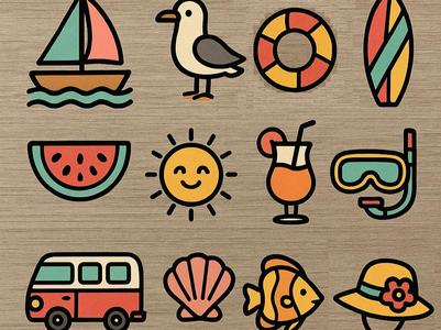summer earrings
