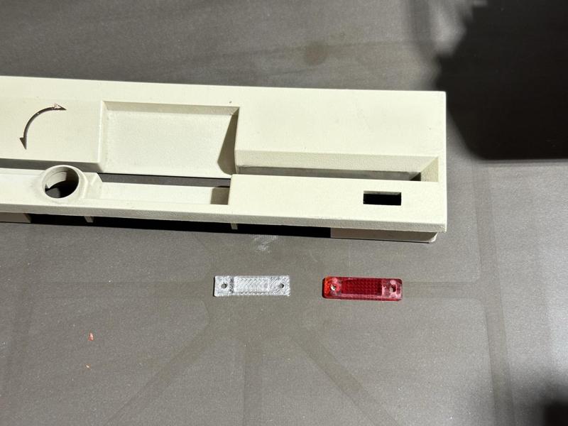 Teac FD-55 5.25 Floppy LED diffusor 4x10mm