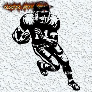 football player wall art football wall decor sport decoration