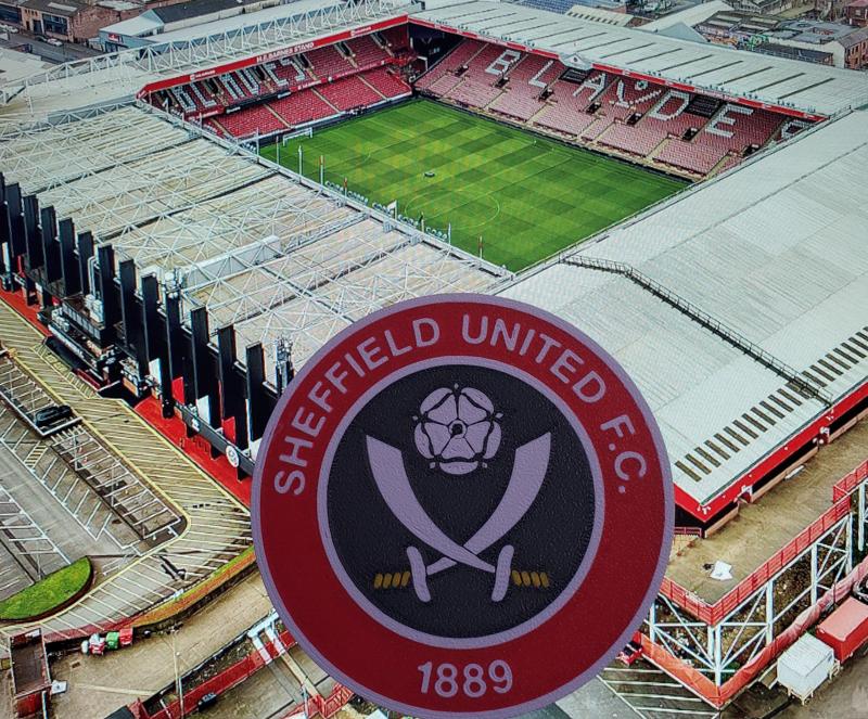 AMS / MMU Sheffield United FC coaster or plaque 