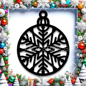 CHRISTMAS ORNAMENT wall art Christmas wall decor Holiday decoration 2d art