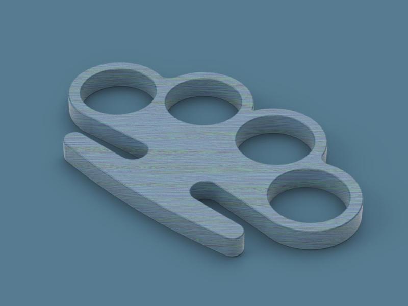 Knuckleduster CAD Model