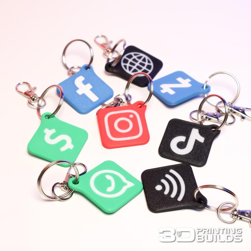 NFC Tag Keychain Bundle 01