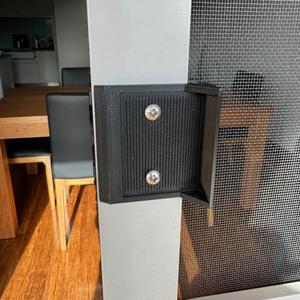Door handle for sliding screen door