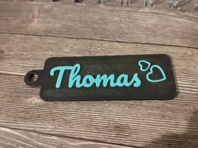 Keychain with name Thomas