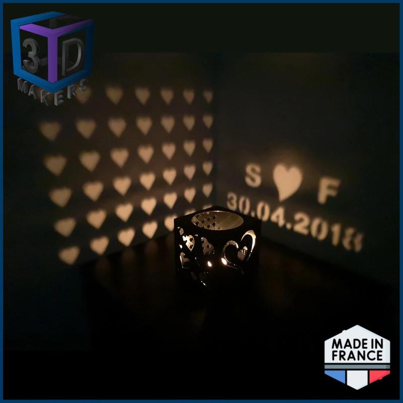 Valentine's Day Candle Lantern – Romantic Shadows