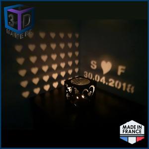 Valentine's Day Candle Lantern – Romantic Shadows