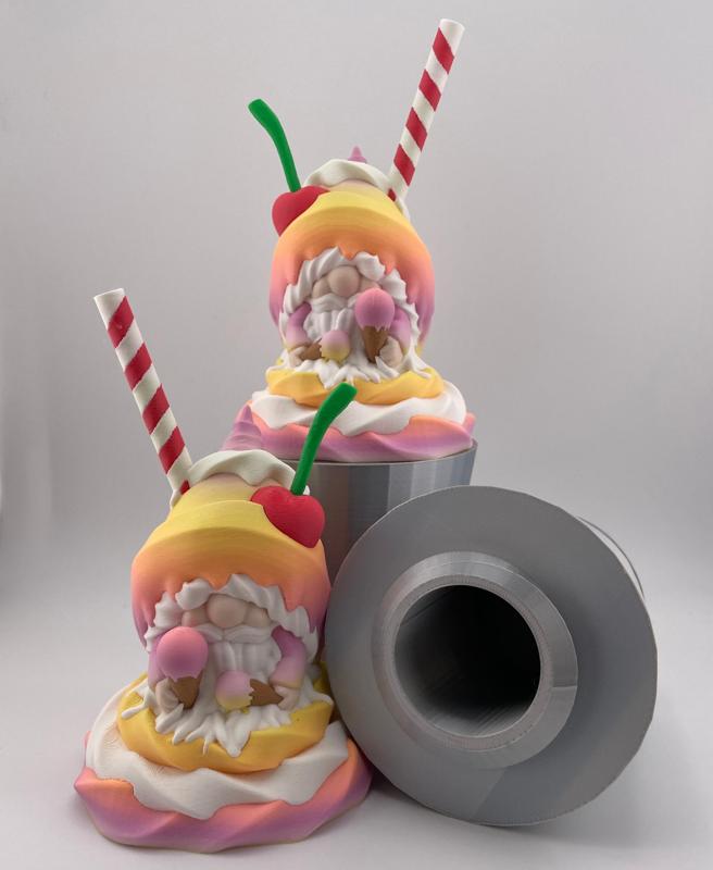 Creamy Milkshake Gnome Container