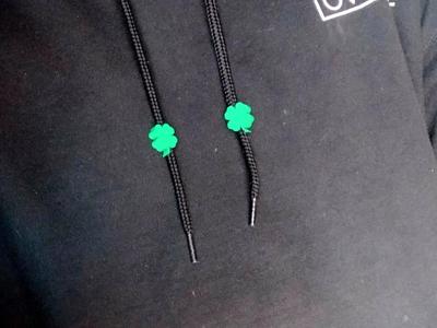 4 Leave Clover Hoodie drawstring charm