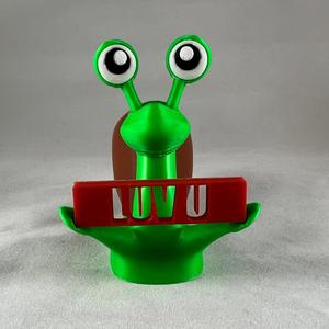 Cute Sign-Holding Snail – Adorable & Customizable STL FILE - NO AMS - COMMERCIAL LICENSE