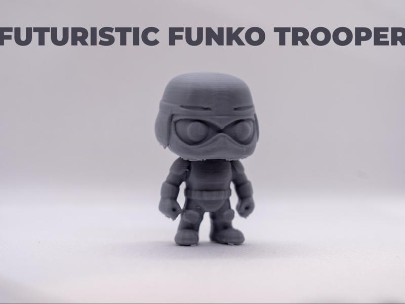 Futuristic Funko Trooper - collectable