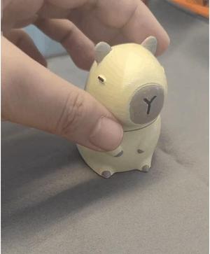 Non-intersecting Gravity Rotating Capybara One-click Printing