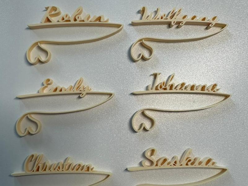 Glass pendant names