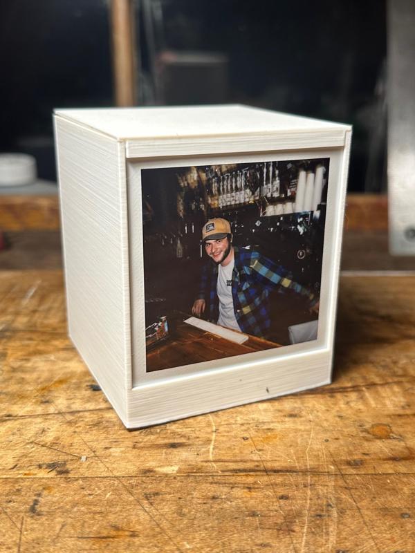 Instax Square Film Storage Box & Display Frame for Photos