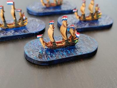 1/2400 Dutch Fleet Set (7 models) & Blender Exporter 2400-AD-1