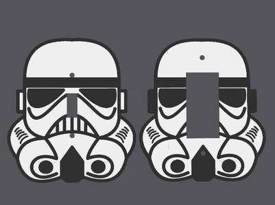 Storm Trooper Light Switch Cover