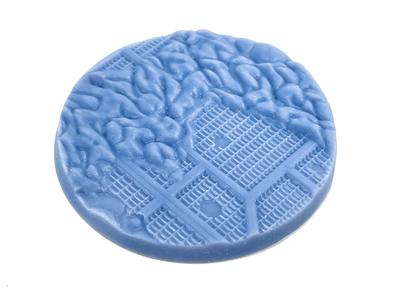 33-Piece Round Base Set with Magnet Slots : Infested Metal Panels